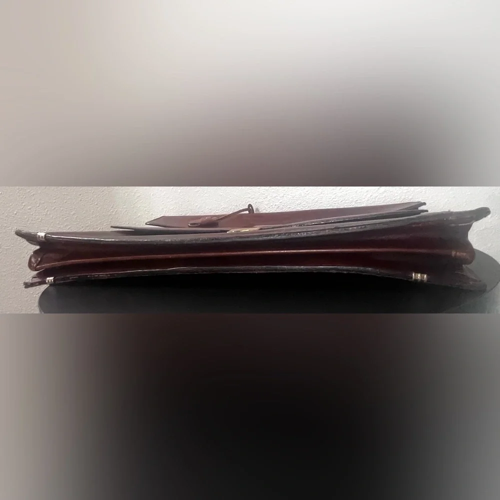 Vintage Renwick Verona Oxhide Leather Briefcase Lawyer Professional Office